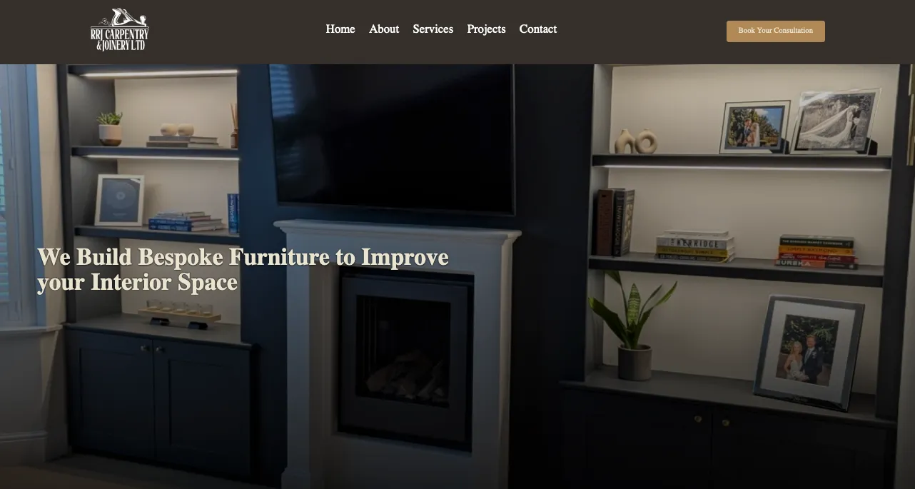 RRJ Joinery website